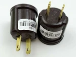 Lot Of Cooper 738B Brown Polarized Lampholder Adapters 125 Volt 660 Watt. Fixed Price $11.99.