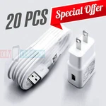 Lot Of 20 Oem Samsung Note 5/4/EDGE Fast Charger Adaptive Rapid & 5FT Data Cable. Fixed Price $132.89.