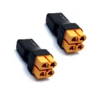Linsyrc 2-PACK XT60 Plug Parallel Connector 2-FEMALE 1-MALE Adapter. Fixed Price $13.17.