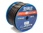 Absolute SPW-0-50BK 1/0 Gauge Ft Black Xtreme Twisted Power/ground Battery. Fixed Price $79.99.