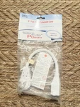 Stellar Labs 6" Flat Panel Extension Cord Model #28-11104 Plug New. Fixed Price $5.00.