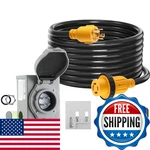 Kanayu 30 Amp 20FT Generator Cord And Pre-drilled Power Inlet Box, 4 Prong Nema. Fixed Price $139.18.