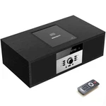 Nostalgic Bluetooth Stereo System For Home, Wiscent Vintage Micro Hifi Black. Fixed Price $156.86.