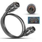 For Lowrance Adapter Cable 7-PIN Transducer To 9-PIN Display Unit 000-13313-001. Fixed Price $32.75.