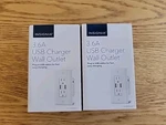 Pack Insignia NS-HW36A217 Usb Ports Rapid Charging 3.6A Charger Wall Outlet. Fixed Price $12.50.