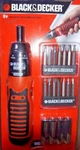 Black & Decker 6V Alkaline Screwdriver Set With 14PCS Accessory Bits Batteries. Fixed Price $64.78.