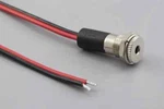 10PCS 3.5 X 1.35MM Barrel Female Panel Mount Dc Power Jack, 6A, 1FT Cable/cord. Fixed Price $9.99.