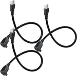 Sparking 1.5FT Short Extension Cord Black Outlet Saver - 1.5FOOT 3 Prong. Fixed Price $10.44.