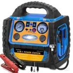 Car Jump Starter With Air Compressor 150PSI, 1800A Box For Battery P.... Fixed Price $229.98.