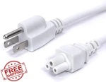 Cimple Co 3FT White 3-PRONG Ac Power Cable Cloverleaf Plug C5. Fixed Price $34.99.