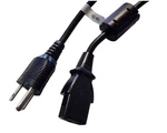 3-PRONG Power Cord I-sheng IS-14 10A 125V 1250W 6FT Ac Cable. Fixed Price $11.19.