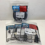 Lot Of (4) Tripp Lite Power Extension Cord 1X P004-010 10FT, 3 P-004-001 1FT. Fixed Price $18.99.