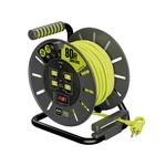 Masterplug 80FT Cord Reel, Retractable Extension Lead With Wind... Usa Fast Ship. Fixed Price $128.79.