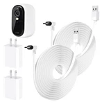 Durable Weatherproof Charging Cables For Arlo Essential 2K - Pack, 25FT Length. Fixed Price $35.99.