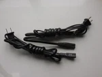 2X A/c 18 Gauge Non Polarized Figure 198647 Power Cords See Photos. Fixed Price $9.99.