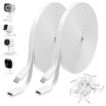 Uogw 2PACK 10FT/3M Micro Usb Extension Cable Compatible With Wyze Cam White. Fixed Price $24.76.