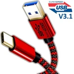 Super Speed 3.1 (type-c To Usb) Data & Sync Charger Charging Cable Cord Lot. Fixed Price $9.49.