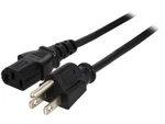 *new Rosewill 5-FOOT 18 Awg Power Cord / Cable With 3-CONDUCTOR Pc Socket Black. Fixed Price $7.99.