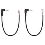 Fancasee 2-PACK 3.5MM 1/8" To Speaker Wire Trs Stereo Right Angle Male Plug B. Fixed Price $17.19.