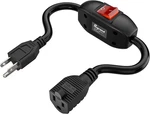 Inline On/off Extension Cord, Plugrand 3-PRONG Household Switchable Power. Fixed Price $21.44.