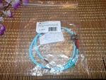 Two Monoprice OM3 St To Fiber Optic Cables Aqua 106410S. Fixed Price $11.88.