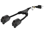 Power Cord Splitter Cable 14INCH 10A, 16AWG (nema 5-15P To 2X 5-15R). Fixed Price $11.83.