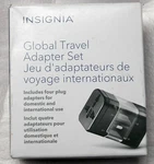 Insignia Global Travel Adapter Set (black) NS-TAPS5-C. Fixed Price $7.26.