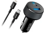 Anker 30W 2-PORTS Car Charger ADAPTER+3FT Usb To Lightning Cable Mfi-certified. Fixed Price $17.99.