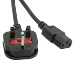 6FT Uk Power Cord Black H05VV-F0.75/3G. Fixed Price $15.86.