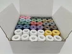 Doublelin 144PCS Size Bobbins, 40S/2 Variety Pack 13 Colors, Sewing Quilting. Fixed Price $23.50.