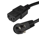 Startech PXTR1016 6FT Power Cord Nema 5-15P To C13 Right Angle. Fixed Price $24.37.