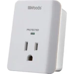 Woods 1-OUTLET 15A White Surge Tap Appliance Alarm 41008. Fixed Price $16.78.
