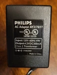Phillips Ac Adapter AY3170/17 4.5 Volts Power Supply Oem EB6. Fixed Price $10.00.