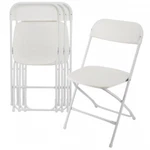 Elama 4 Piece Plastic Folding Chair White. Fixed Price $105.45.