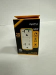 Faith 10-PACK 20A Gfci Outlets, Non-tamper-resistant Gfi Duplex Receptacles.... Fixed Price $67.49.