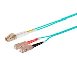 Monoprice OM4 Fiber Optic Cable 20M, Lc/upc-sc/upc, Multi Mode, Duplex, 50/125. Fixed Price $21.16.