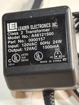 Adapter Leader Electronics Md; A48121500 Input 120 Output 12VAC 1500MA No. Fixed Price $7.35.