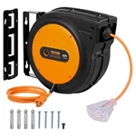 Vevor Retractable Extension Cord Reel Power 65FT 12AWG/3C Sjtow. Fixed Price $119.90.
