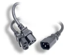 Monoprice Power Cord Splitter - 3FT Black, Iec 60320 C14 To 2X C13. Fixed Price $11.20.