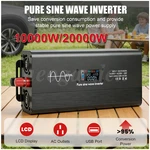 10000W Power Inverter Peak 20000W Pure Sine Wave Dc 12V To 110V Converter 3AC. Fixed Price $89.69.