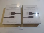 Lot Of 2 Insignia 4 Ft Cables For Iphone (NS-TFA5SC-C) Black. Fixed Price $8.00.