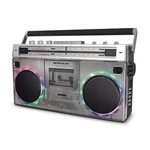 Ion Retro Glow Bluetooth Speaker Am/fm Rechargeable Sound Box Cassette Recorder. Fixed Price $89.99.