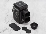 Yashica Tlr (6X6) Lens Hood & Cap System (does Not Include Camera). Fixed Price $54.00.