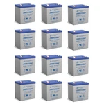 Power-sonic Pack PS1250F1 Volt Ah Sealed Lead Acid Battery. Fixed Price $179.99.