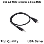 Micro Usb 2.0 Male To Stereo 3.5MM Car Aux Audio Cable Insignia Android 3.5FT 1M. Fixed Price $13.90.