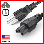 Prong 5FT Ac Power Cord 125V/250V 10 Amp 18AWG IEC320 C5 To Nema 5-15P. Fixed Price $6.09.