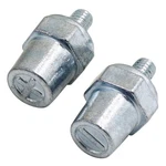 Biaungdo One Pair Zinc Alloy Battery Side Terminal Charging Posts Fit Silver. Fixed Price $13.99.