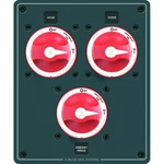 Blue Sea Systems 8280-BSS Traditional Metal Dual Bank Battery Management Panel. Fixed Price $253.89.