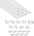 Line Mini Paintable Cord Cover Kit 157IN Total Self Adhesive Cable Management. Fixed Price $36.99.