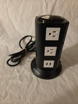 Safemore 8 Ac Outlets 4 Usb Charging Station Power Strip Tower Surge Protector. Fixed Price $24.98.
